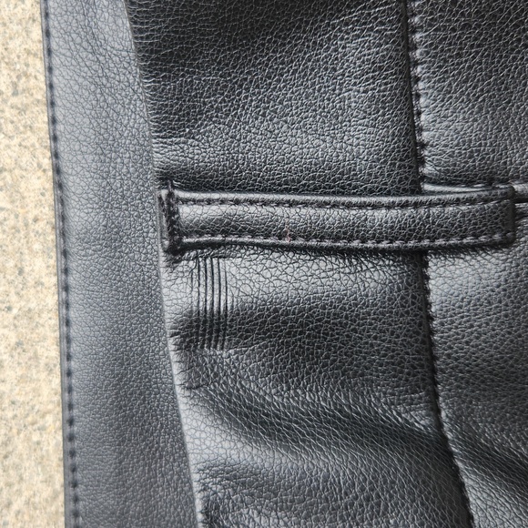 7 for all mankind pleather pants - Picture 8 of 11